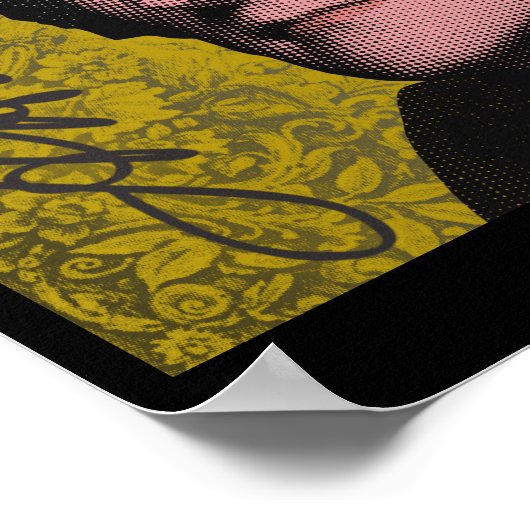 Alexander Hamilton Pop Art Portrait Poster (Hoek)