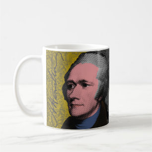 Alexander Hamilton Pop Art Portret Koffiemok