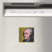 Alexander Hamilton Pop Art Portret Magneet (Insitu (Vaatwasser))