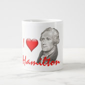 Alexander Hamilton Portrait Grote Koffiekop (Voorkant)