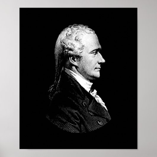 Alexander Hamilton Portrait Poster (Voorkant)