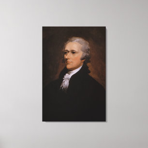 Alexander Hamilton portret van John Trumbull Canvas Afdruk