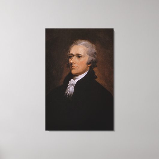 Alexander Hamilton portret van John Trumbull Canvas Afdruk (Voorkant)