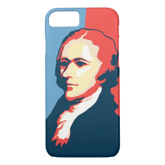 Alexander Hamilton Poster Style Portret Case-Mate iPhone Case (Achterkant)