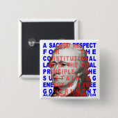 Alexander Hamilton Quote Button (Voorkant /achterkant)