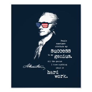Alexander Hamilton Quote Gezegde. Motivatie cadeau Foto Afdruk