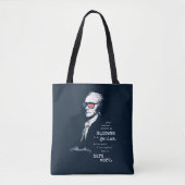 Alexander Hamilton Quote Gezegde. Motivatie cadeau Tote Bag (Voorkant)
