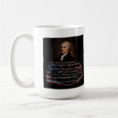 Alexander Hamilton Quote T-Shirt Koffiemok (Links)