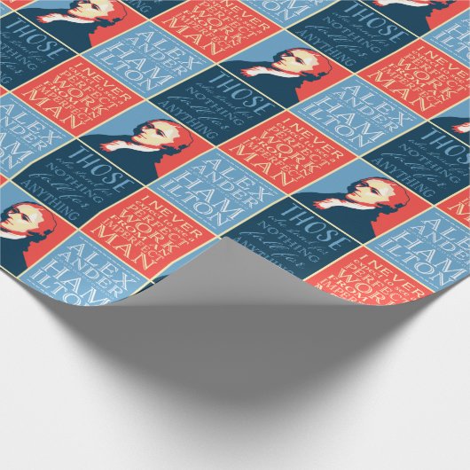 Alexander Hamilton Quotes Cadeaupapier (Hoek)
