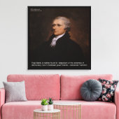 Alexander Hamilton "Real Liberty" Canvas Print (Insitu (Woonkamer))