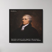 Alexander Hamilton "Real Liberty" Canvas Print (Voorkant)