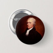 Alexander Hamilton Ronde Button 5,7 Cm (Voorkant /achterkant)