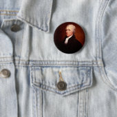 Alexander Hamilton Ronde Button 5,7 Cm (In situ)