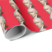 Alexander Hamilton rood verpakkingspapier Cadeaupapier (Rol Hoek)