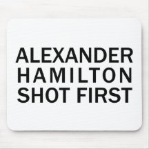 Alexander Hamilton Schoot Eerst - Witte T-Shirt, E