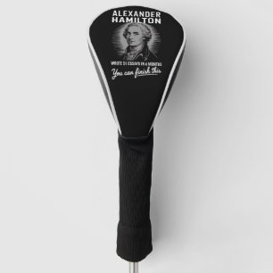 Alexander Hamilton schreef 51 essays in 6 maanden Golfheadcover