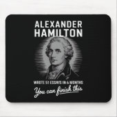 Alexander Hamilton schreef 51 essays in 6 maanden Muismat (Voorkant)