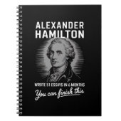 Alexander Hamilton schreef 51 essays in 6 maanden Notitieboek (Voorkant)