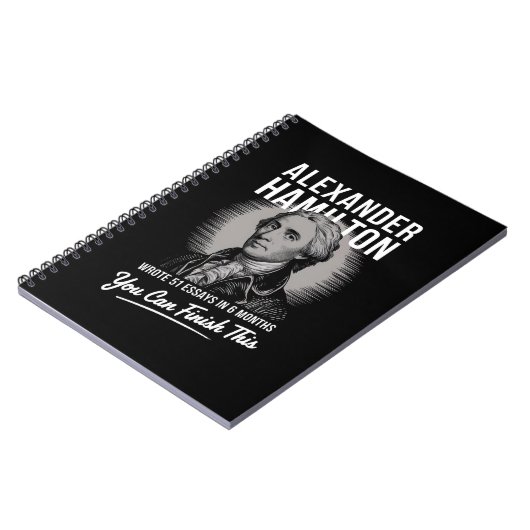 Alexander Hamilton schreef 51 essays in 6 maanden Notitieboek (Linkerzijde)