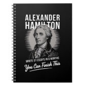 Alexander Hamilton schreef 51 essays in 6 maanden Notitieboek (Voorkant)