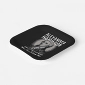 Alexander Hamilton schreef 51 essays in 6 maanden Papieren Bordje (Gebogen)