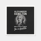 Alexander Hamilton schreef 51 essays in 6 maanden Servet (Voorkant)