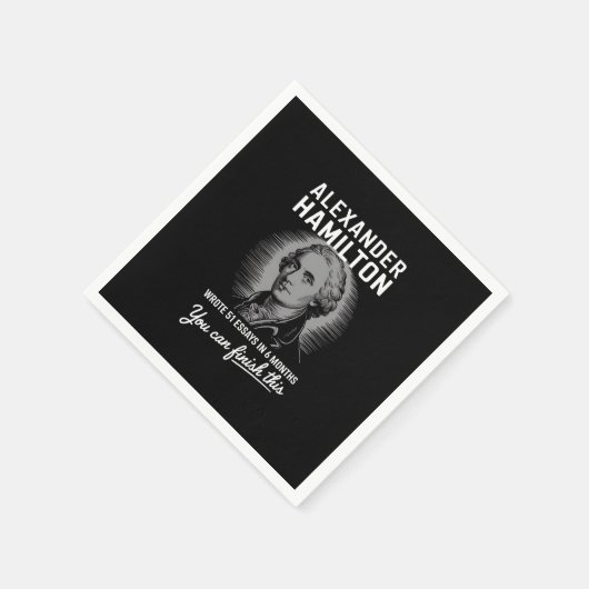 Alexander Hamilton schreef 51 essays in 6 maanden Servet (Hoek)