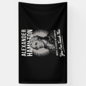 Alexander Hamilton schreef 51 essays in 6 maanden Spandoek (Verticaal)