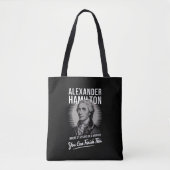 Alexander Hamilton schreef 51 essays in 6 maanden Tote Bag (Voorkant)