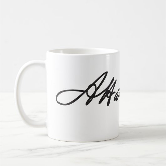Alexander Hamilton Signature Mok (Links)