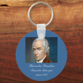 Alexander Hamilton Smarter dan jij kleur sleutelha Sleutelhanger (Voorkant)