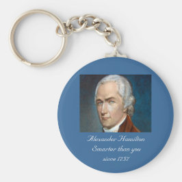 Alexander Hamilton Smarter dan jij kleur sleutelha Sleutelhanger