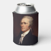 Alexander Hamilton: stichter van de VS, historisch Blikjeskoeler (Blikje Achterkant)