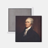 Alexander Hamilton: stichter van de VS, historisch Magneet (Voorkant / Achterkant)