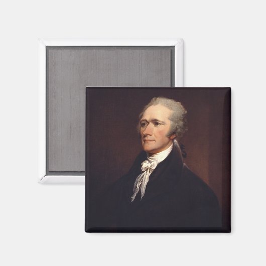 Alexander Hamilton: stichter van de VS, historisch Magneet (Voorkant / Achterkant)