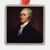 Alexander Hamilton: stichter van de VS, historisch Metalen Ornament (Voorkant)