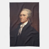 Alexander Hamilton: stichter van de VS, historisch Theedoek (Verticaal)