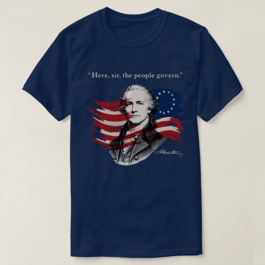 Alexander Hamilton T-shirt (Design voorkant)