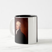 Alexander Hamilton Tweekleurige Koffiemok (Voorkant links)