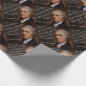 Alexander Hamilton "Vijandelijke Leider" Cadeau Cadeaupapier (Hoek)