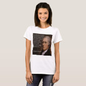 Alexander Hamilton "Vijandelijke Leider" Cadeau T-shirt (Voorkant volledig)