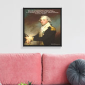 Alexander Hamilton & "Waarom Overheid" Quote Print (Insitu (Woonkamer))