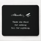 Alexander Hamilton Zij die voor niets staan Muismat (Voorkant)