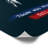 Alexander Hamilton Zij die voor niets staan Poster (Hoek)