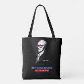 Alexander Hamilton Zij die voor niets staan Tote Bag (Achterkant)