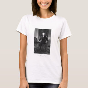Alexander Hamilton zit op zijn bureau T-shirt