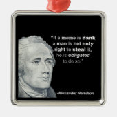 Alexander Hamilton's dank Meme - Ornament (Voorkant)