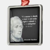 Alexander Hamilton's dank Meme - Ornament (Links)