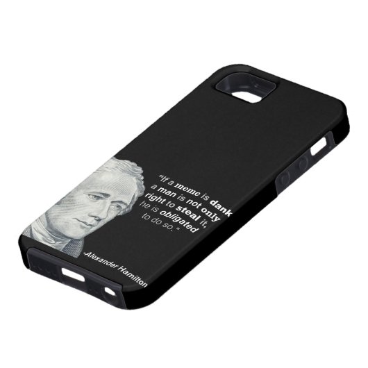 Alexander Hamilton's dank Meme - Telefoonzaak Case-Mate iPhone Case (Onderkant)