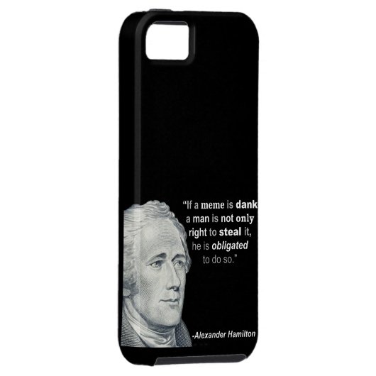 Alexander Hamilton's dank Meme - Telefoonzaak Case-Mate iPhone Case (Back/Rechts)